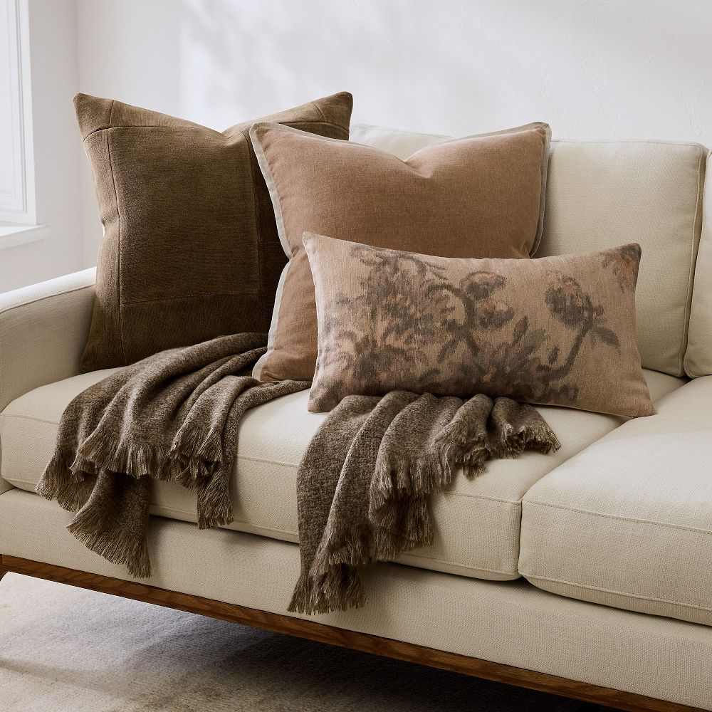 west elm | Deco Velvet Pillow Cover & Throw Set
