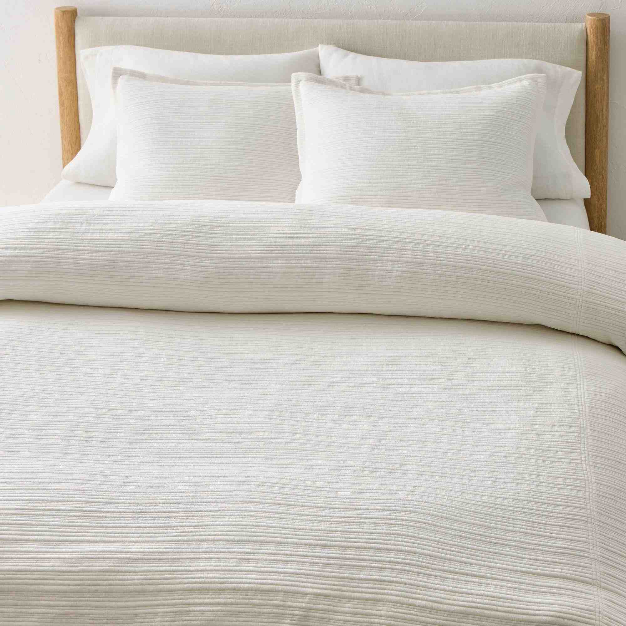 Chandler Ribbed Duvet Cover & Shams