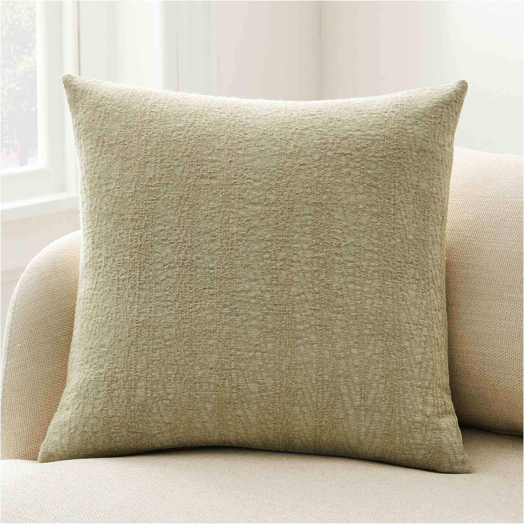 west elm | Tonal Fern Pillow Cover