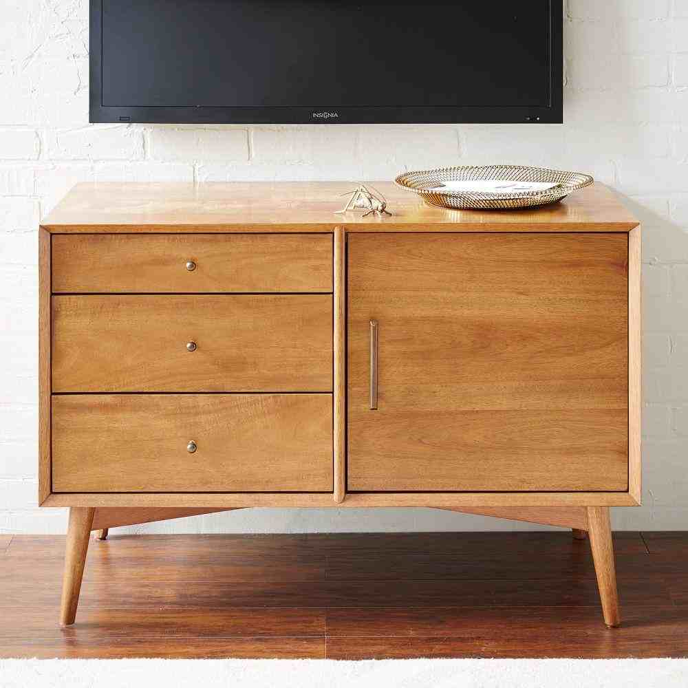 Mid-Century Media Console (40") - Acorn