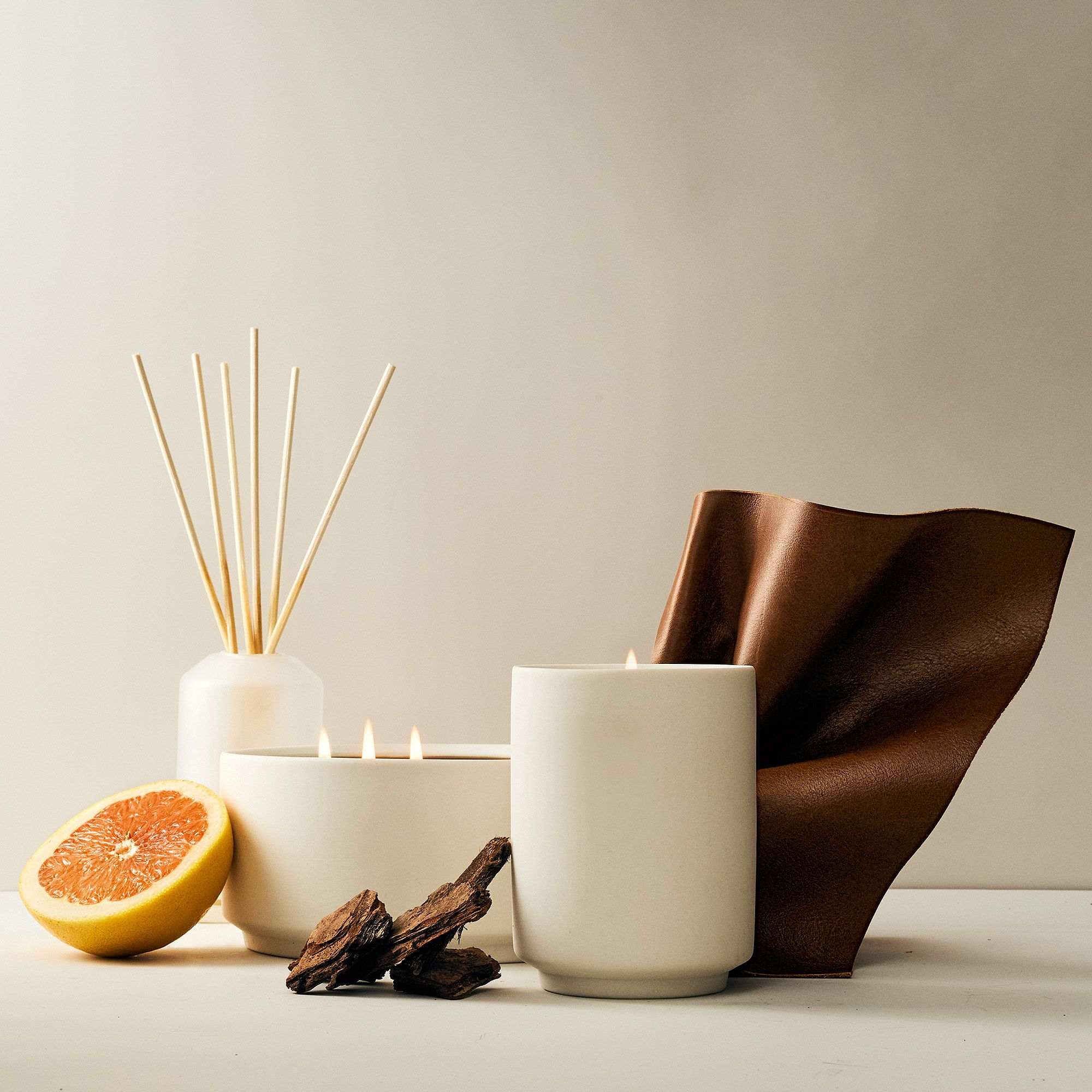 West Elm Homescent Collection - Sandalwood & Leather