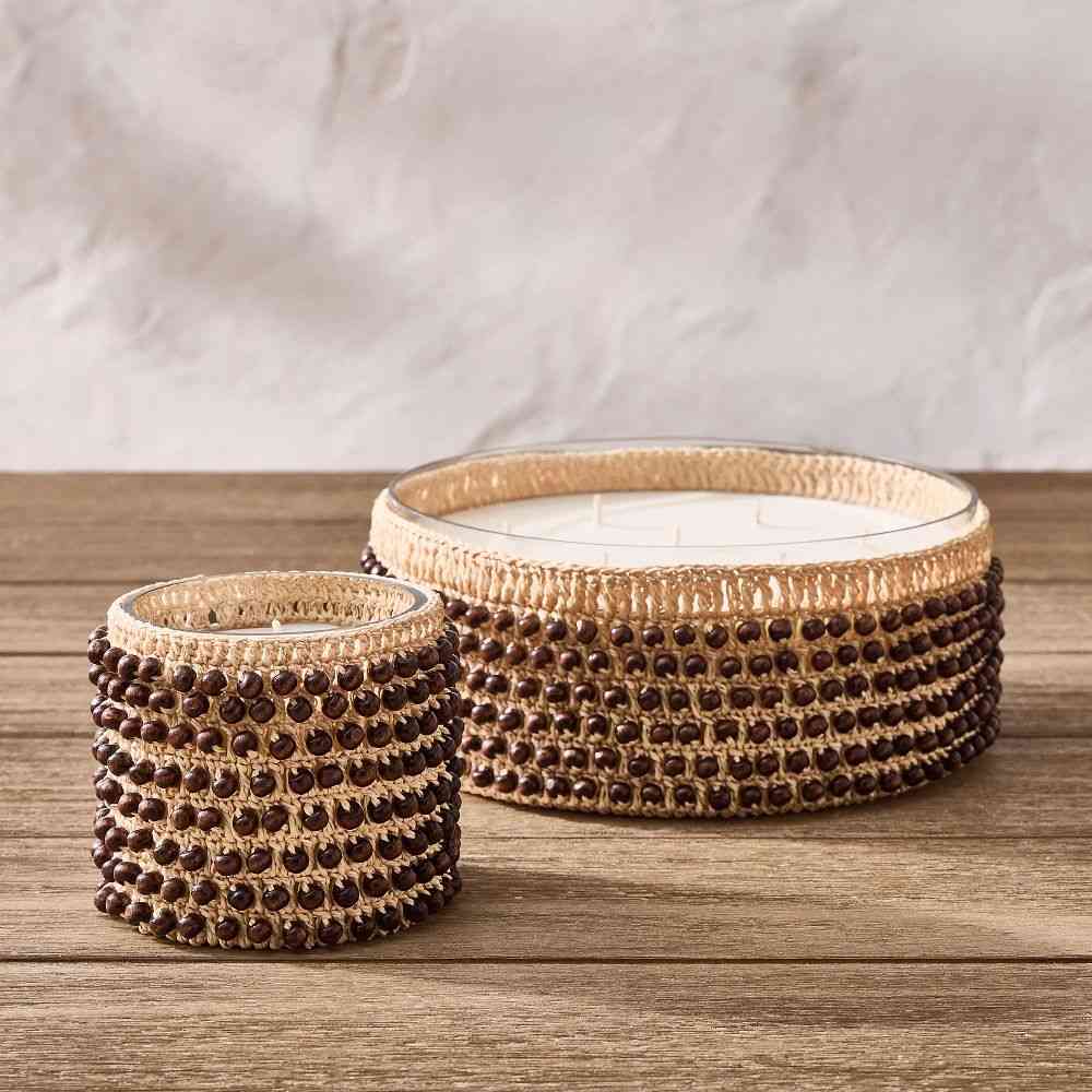 Beaded Citronella Candles