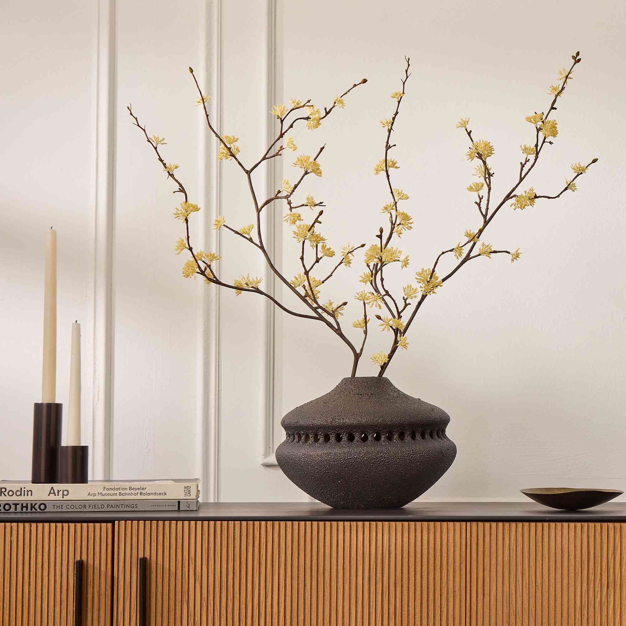 west elm | Faux Yellow Floral Branch