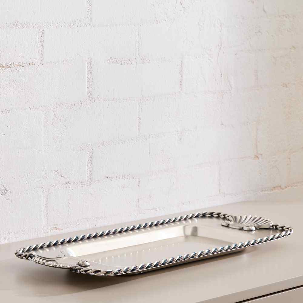 Solei Metal Rectangle Tray & Cheese Board