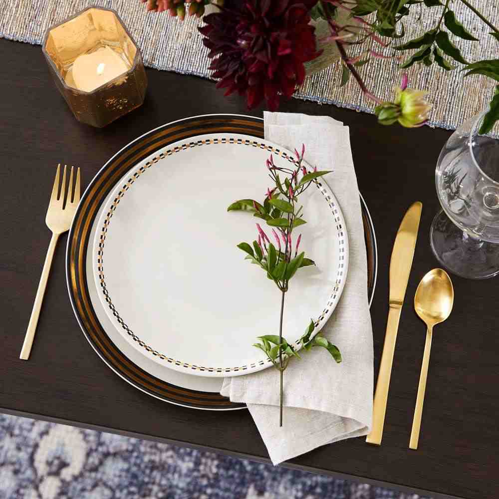 Gold Flatware Set