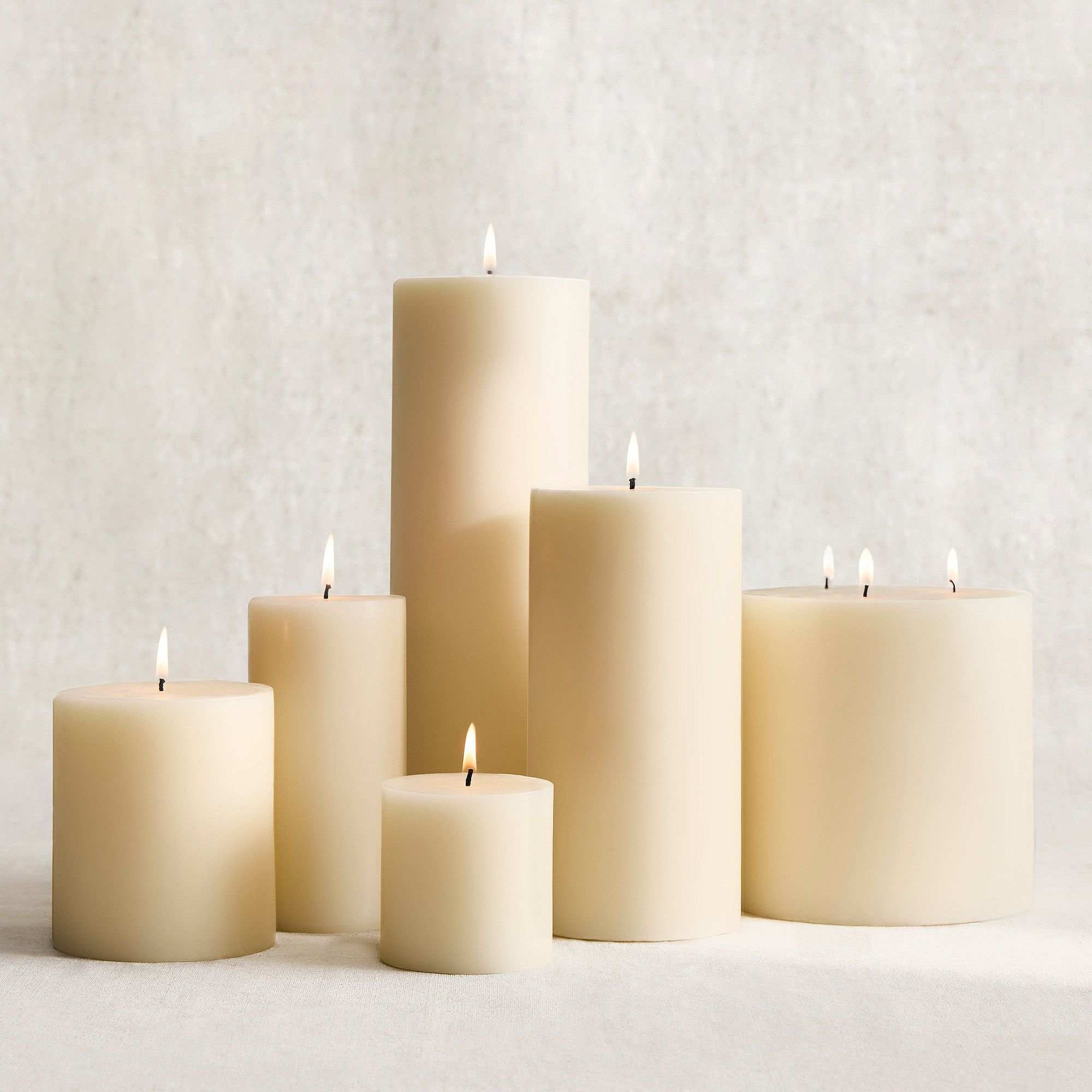 Signature Wax Pillar Candles