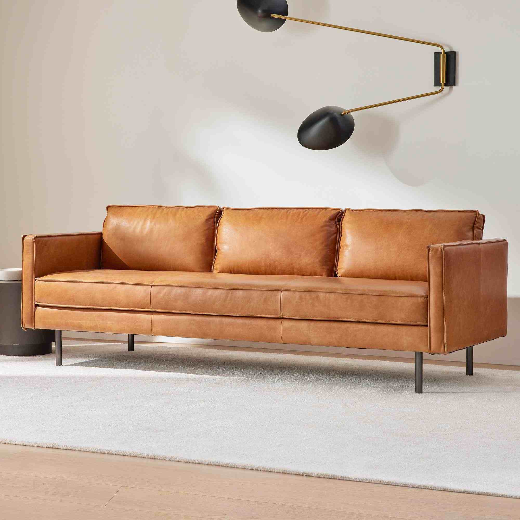 Axel Leather Sofa (89")