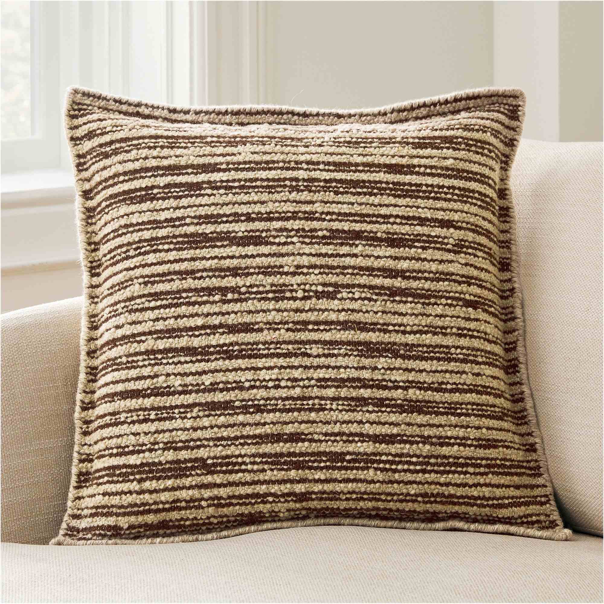west elm | Striated Wool Pillow Cover