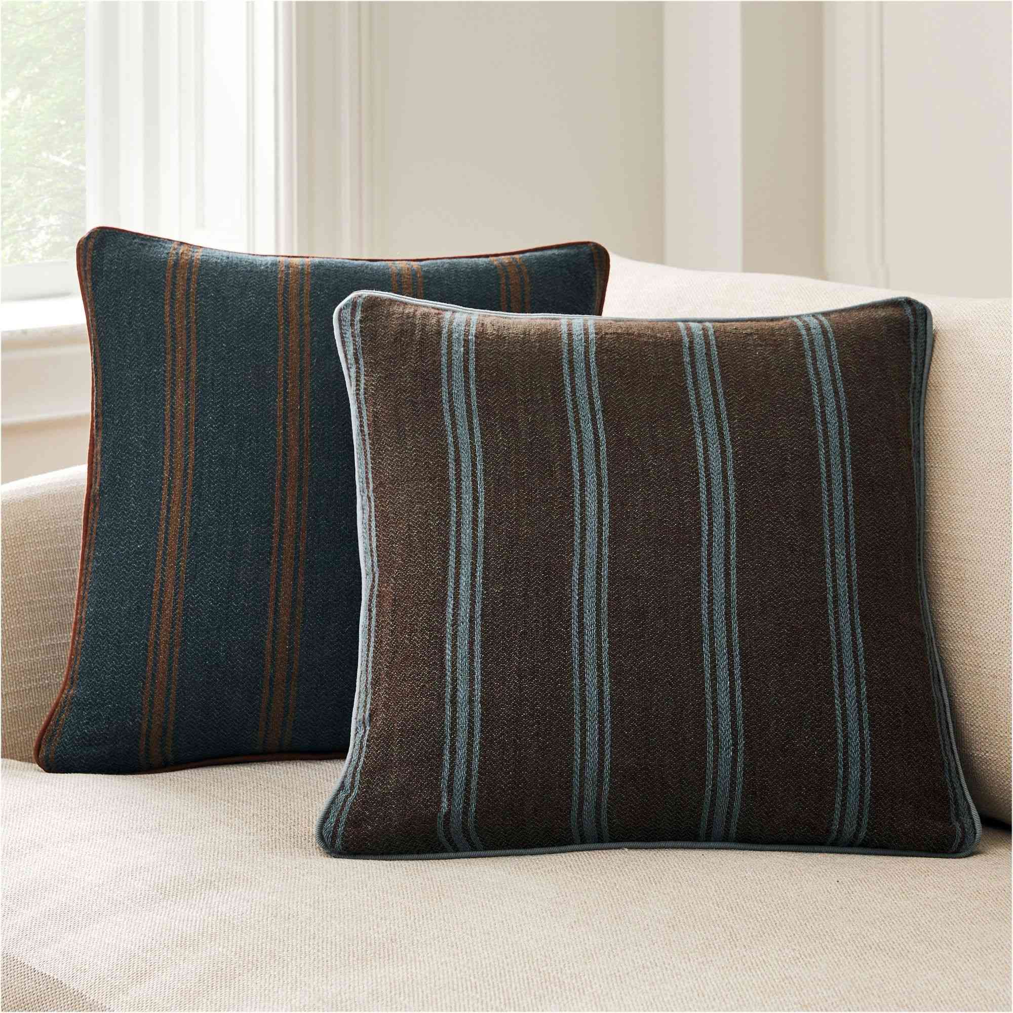 west elm | Marled Herringbone Stripe Pillow Cover
