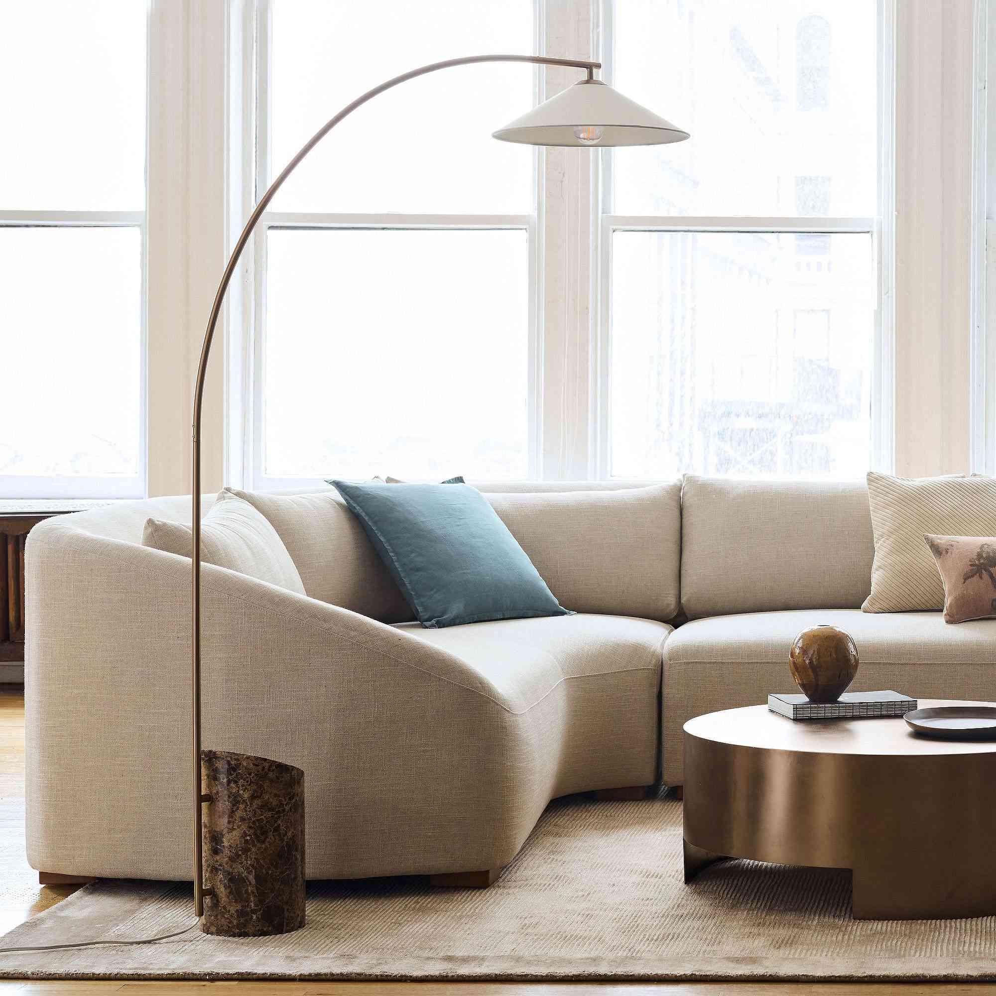 Kern Metal Overarching Plug-In Sconce (59")