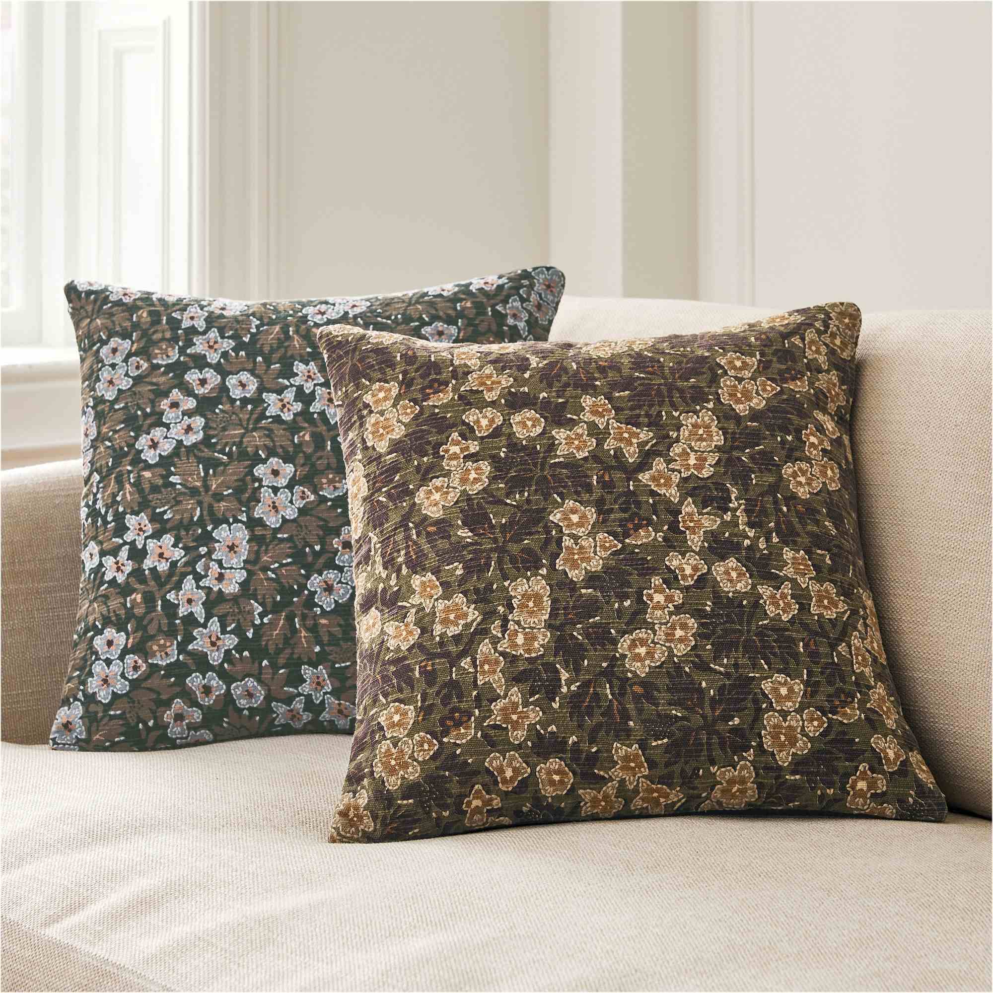 west elm | Blake Floral Pillow Cover