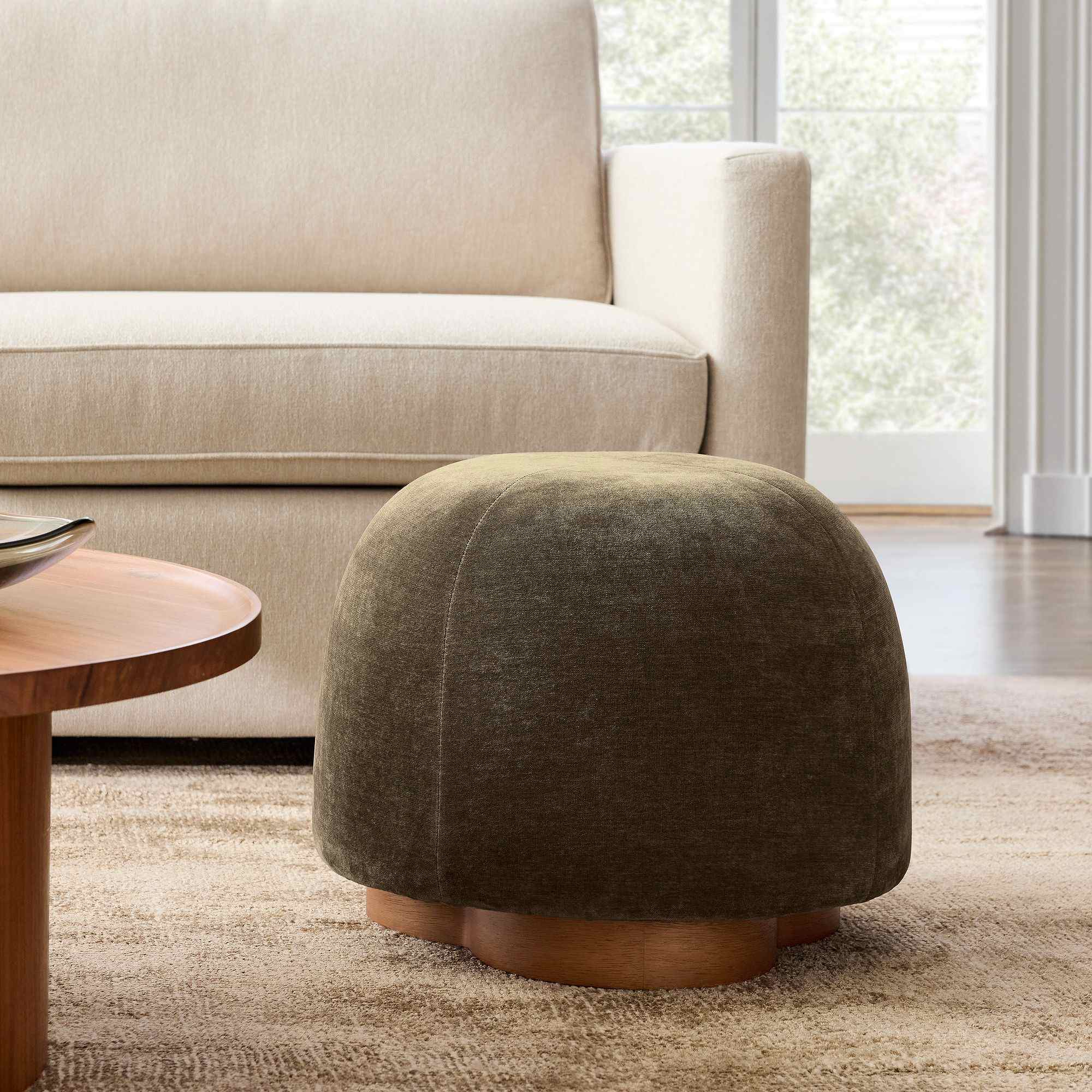 Gumdrop Swivel Ottoman