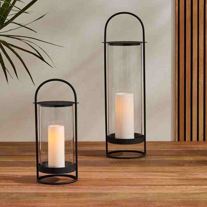Aaron Probyn Glass Kaloh Black Lanterns