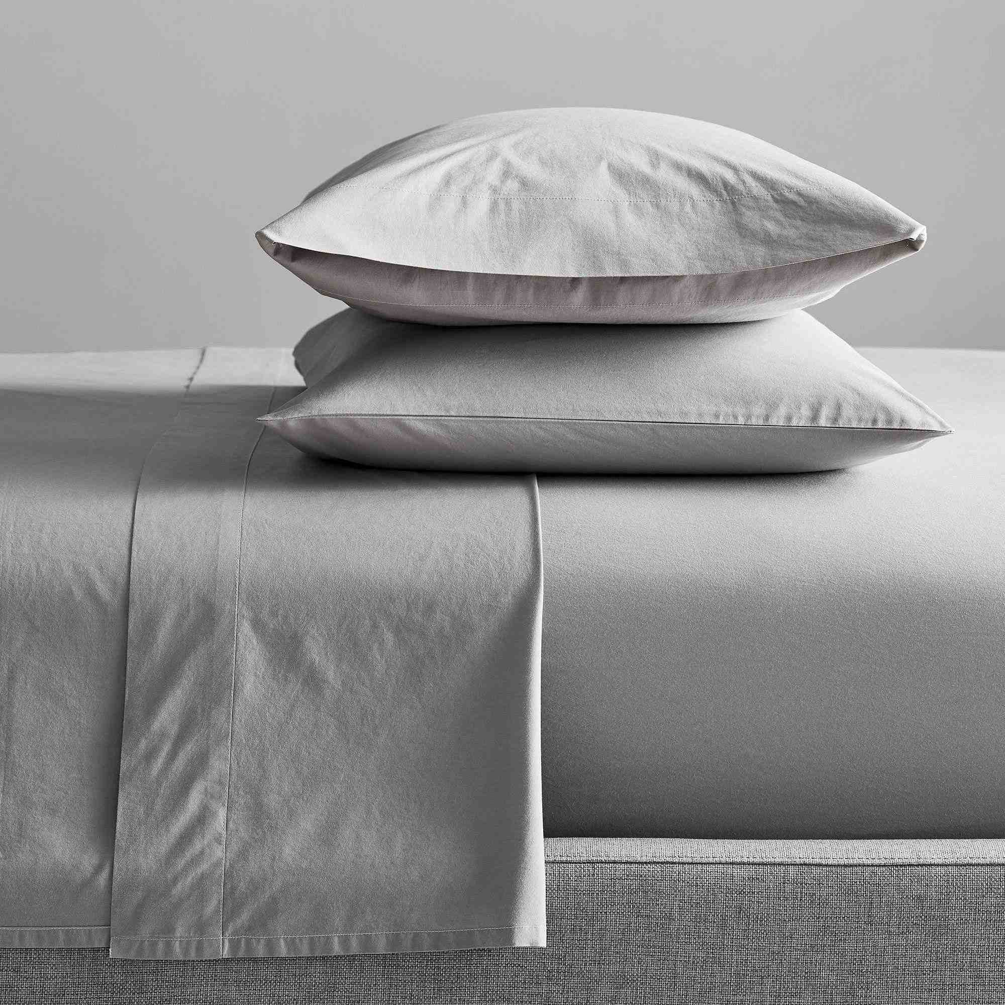 Organic Washed Cotton Percale Sheet Set