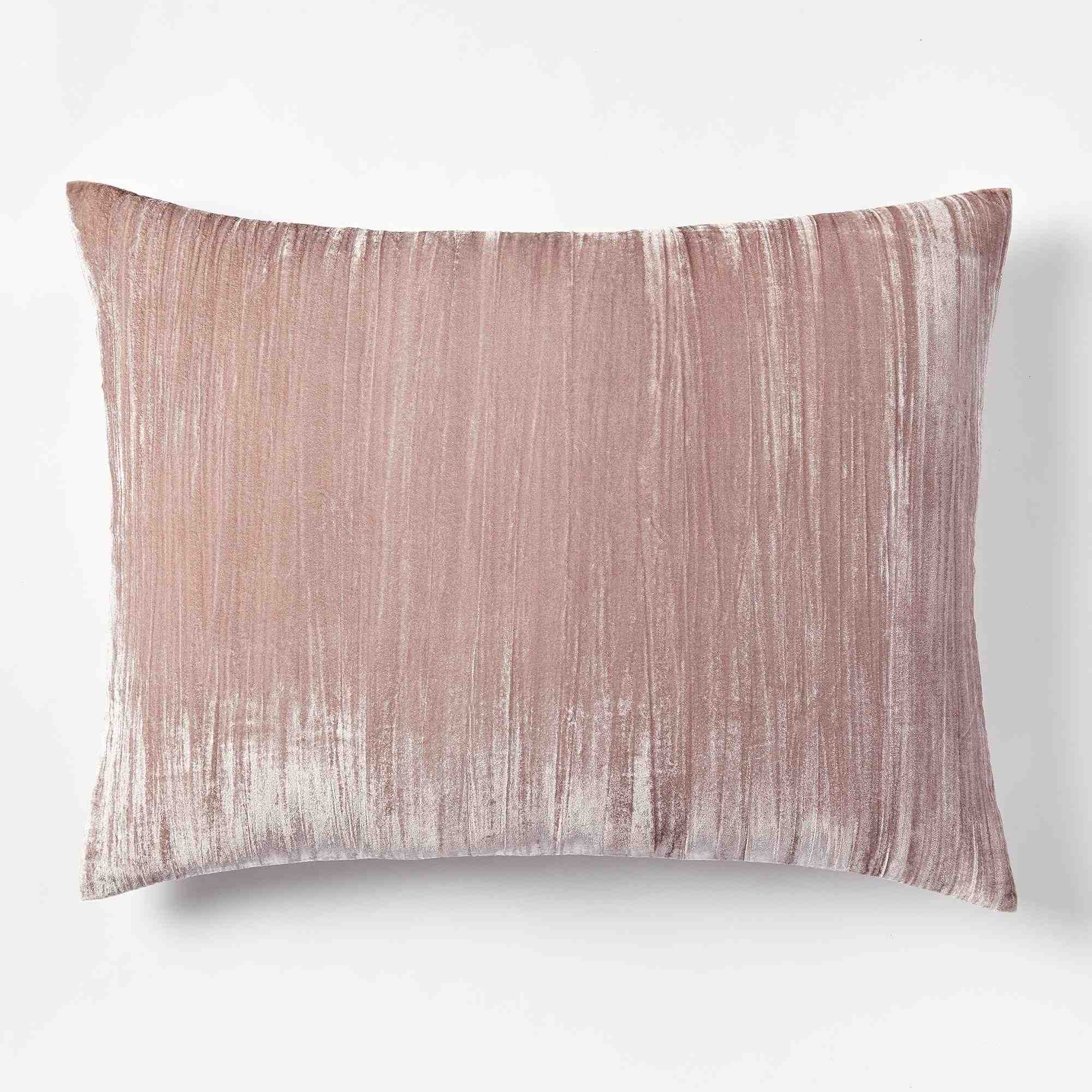 Crinkle Velvet Duvet Cover + Shams