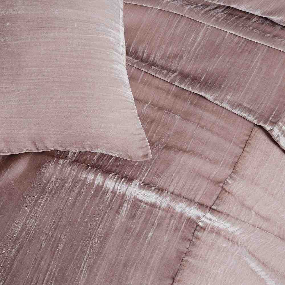 Crinkle Velvet Duvet Cover + Shams