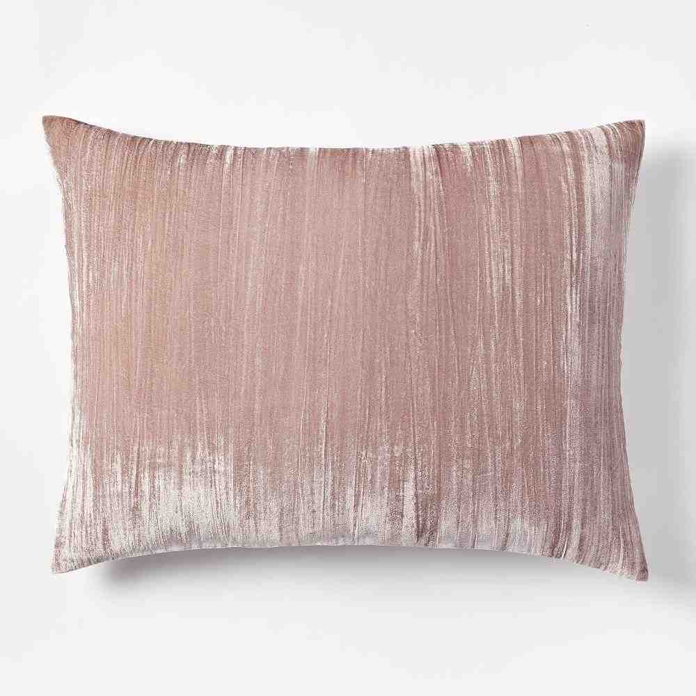Crinkle Velvet Duvet Cover + Shams