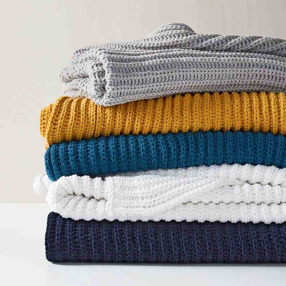 Chenille Rib Throw