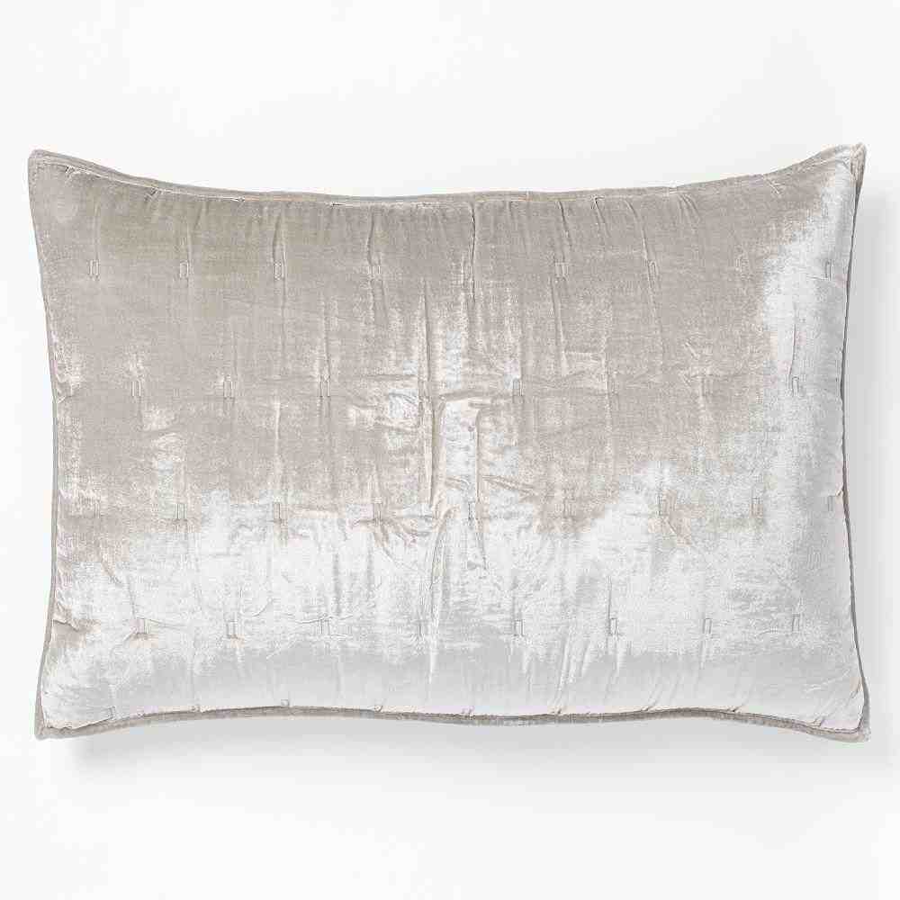 Lush Velvet Tack Stitch Quilt + Shams