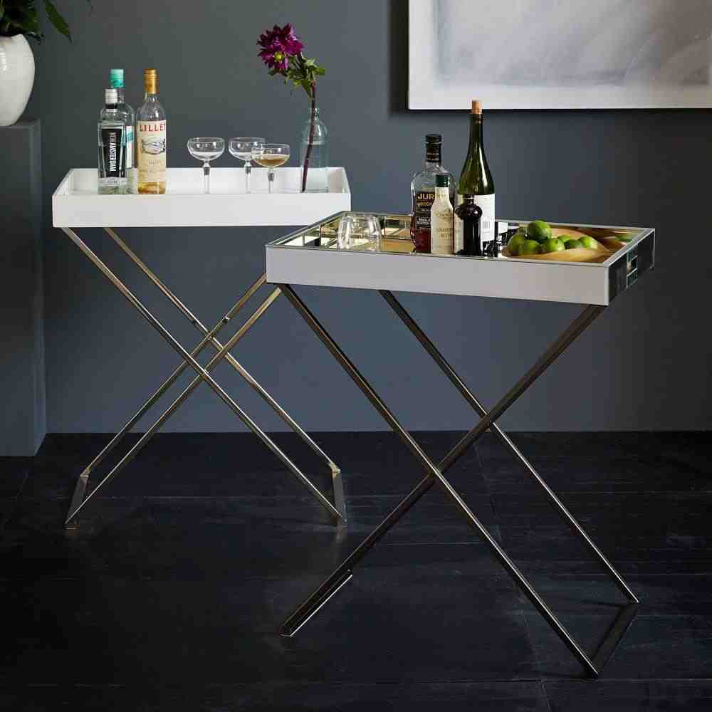 Tall Butler Tray Stand
