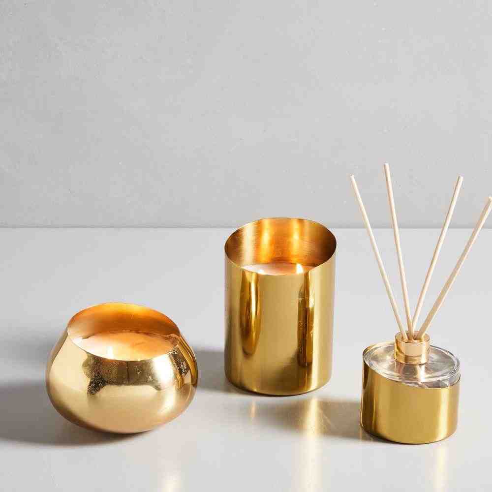 Angled Metal Homescent Collection - Tonka Noir