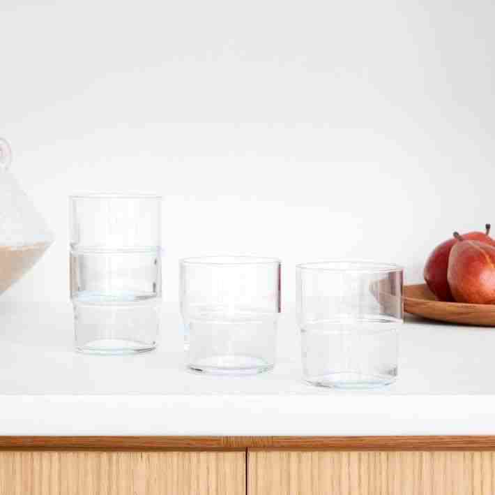 Essential Stacking Glassware , Set of 4