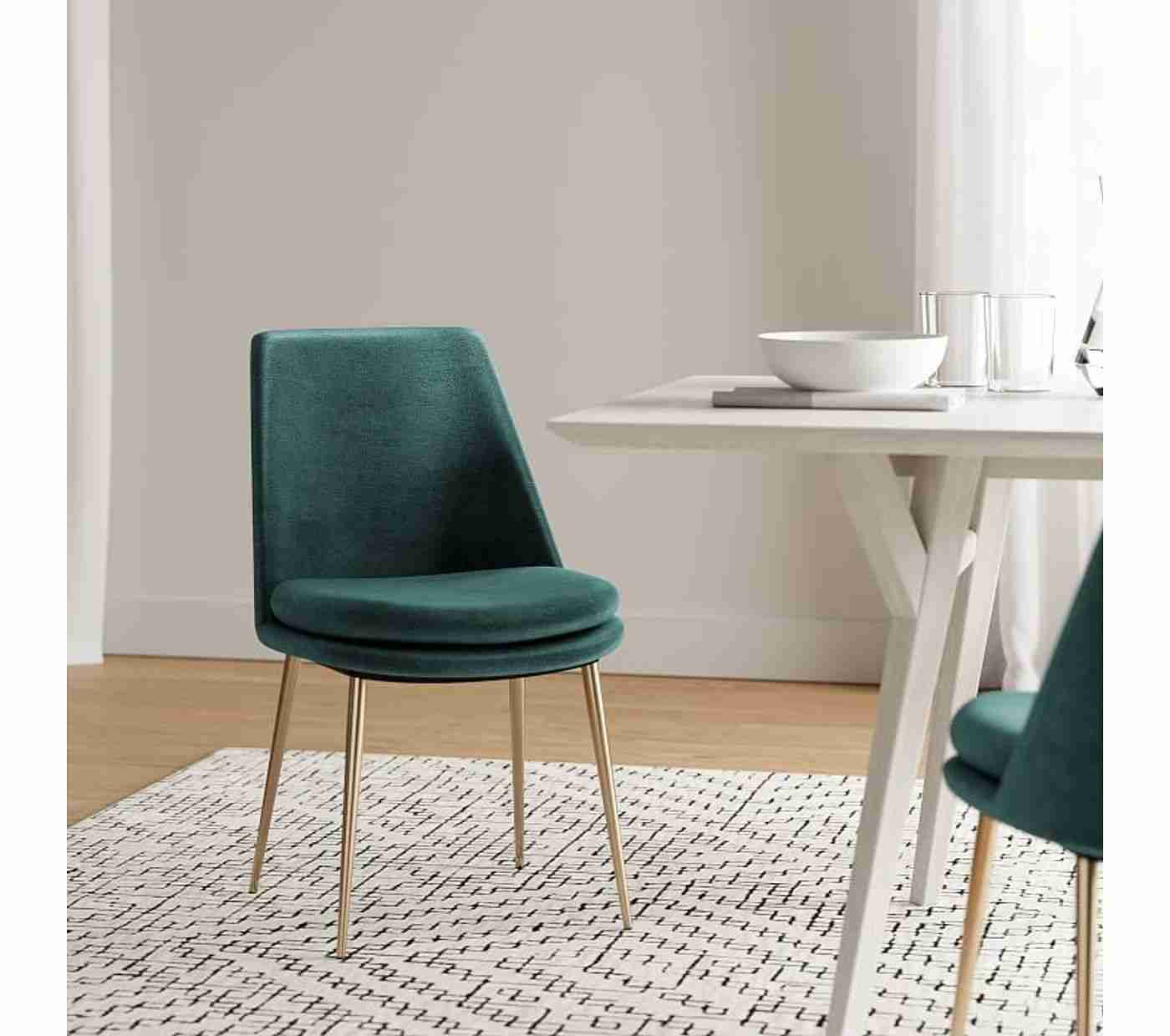 Finley Low-Back Upholstered Dining Chair, Set of 2