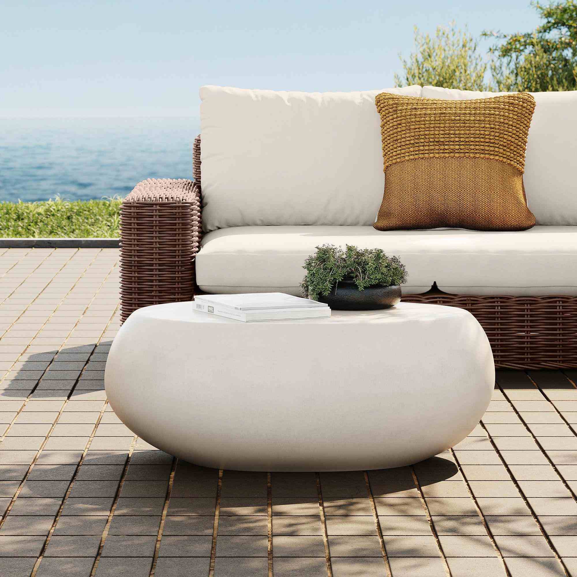 Pebble Outdoor Coffee Table