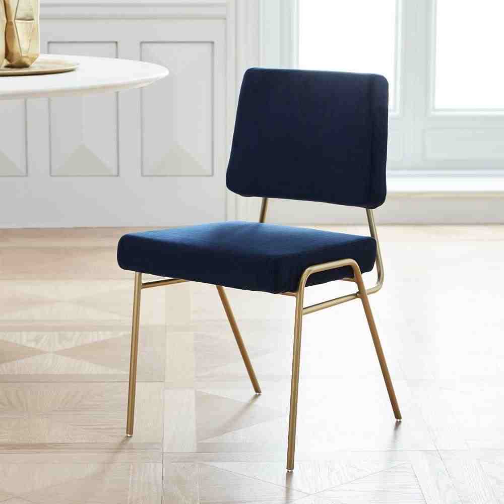 Wire Frame Upholstered Dining Chair