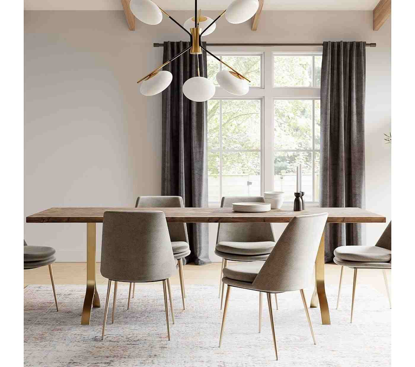 Finley Low-Back Upholstered Dining Chair, Set of 2
