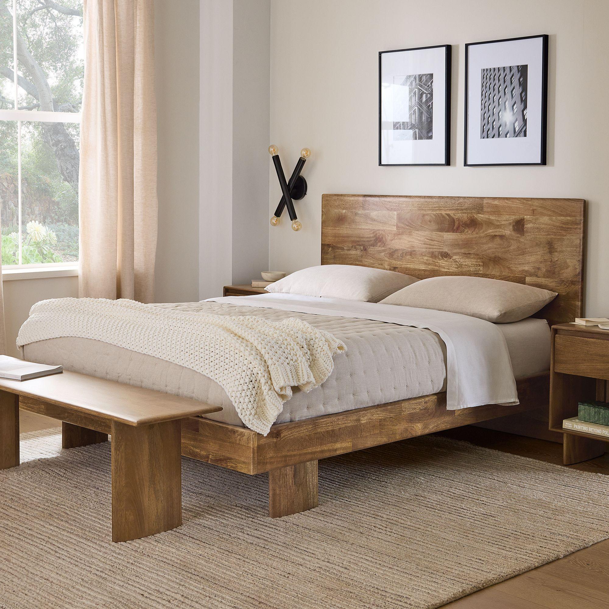 Anton Solid Wood Bed