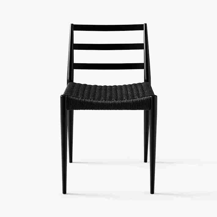 Holland Chair, Black, Black Cord