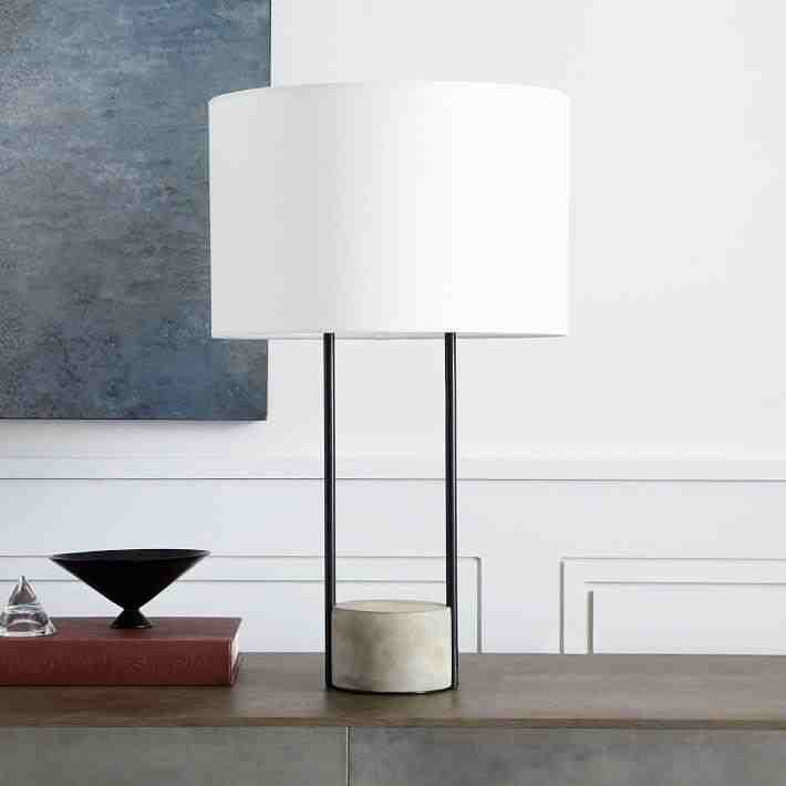 Industrial Outline Table Lamp
