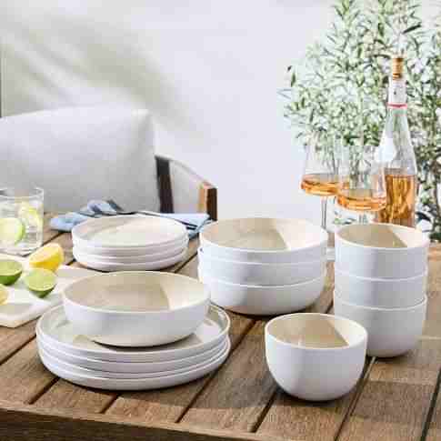 Aaron Probyn Kaloh Melamine Dinnerware, Set of 4