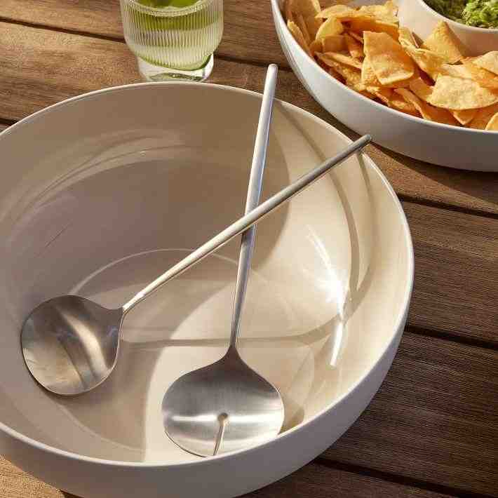 Kaloh White Melamine Serveware