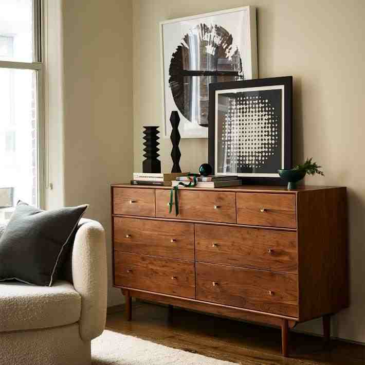 Keira Solid Wood 7-Drawer Dresser