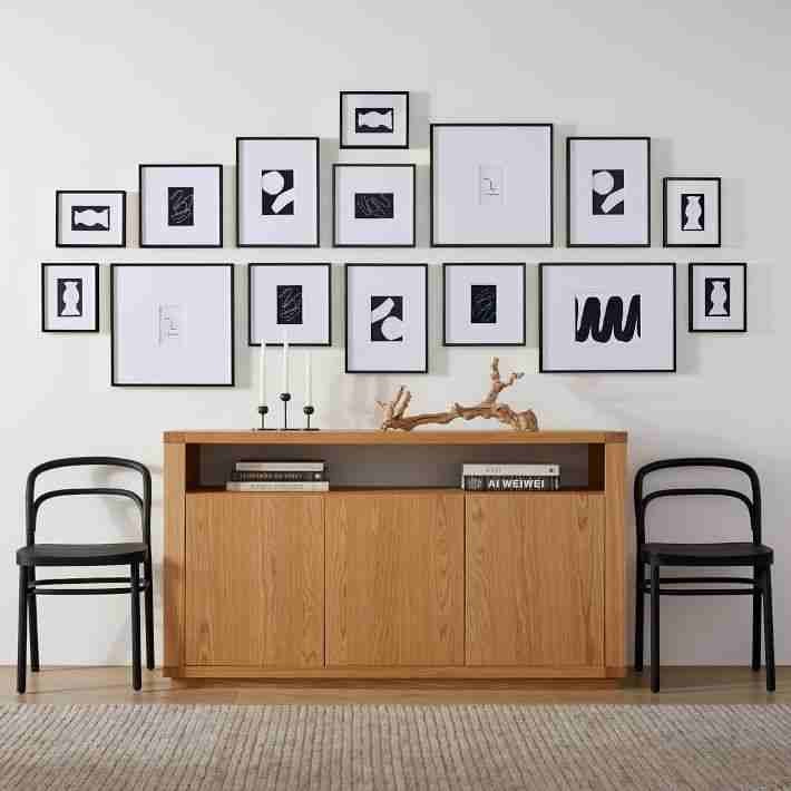 Metal Gallery Black Powder Coated Picture Frame