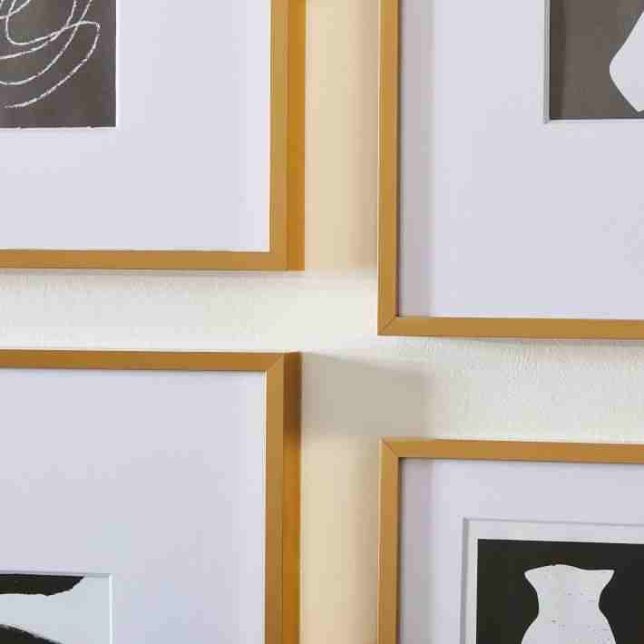 Metal Gallery Polished Brass Picture Frame