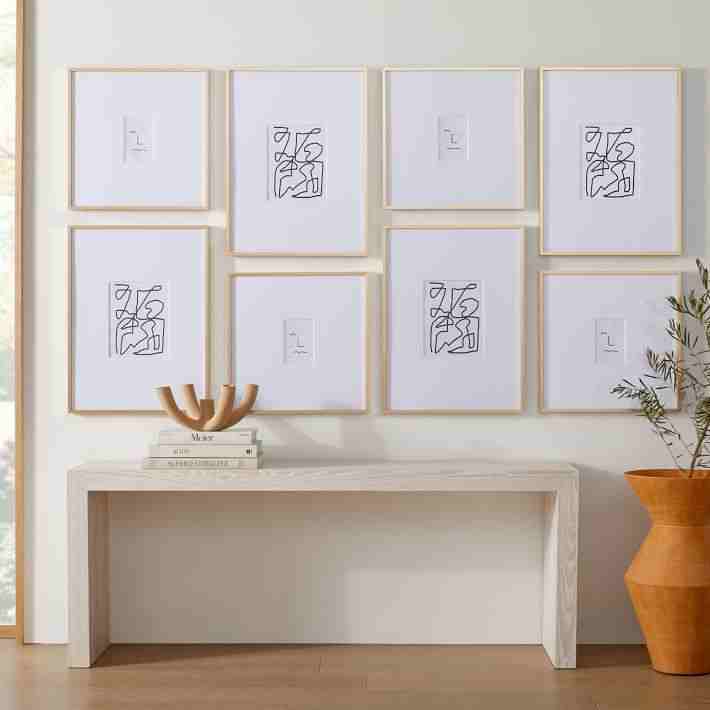 Metal Gallery Polished Brass Picture Frame