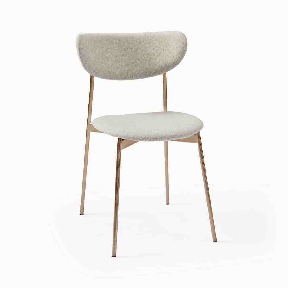 Modern Petal Fully Upholstered Dining Chair