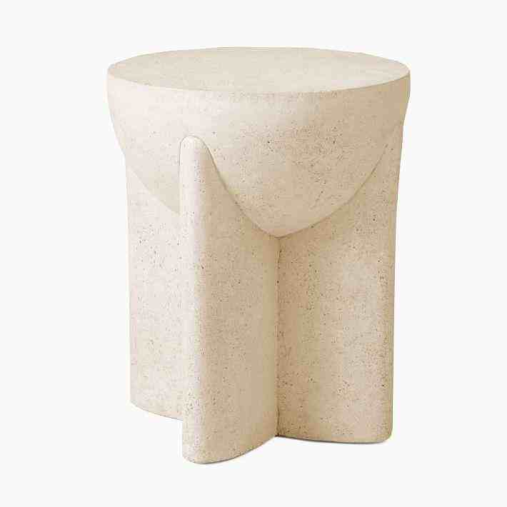 Monti Lava Stone Nightstand (15")