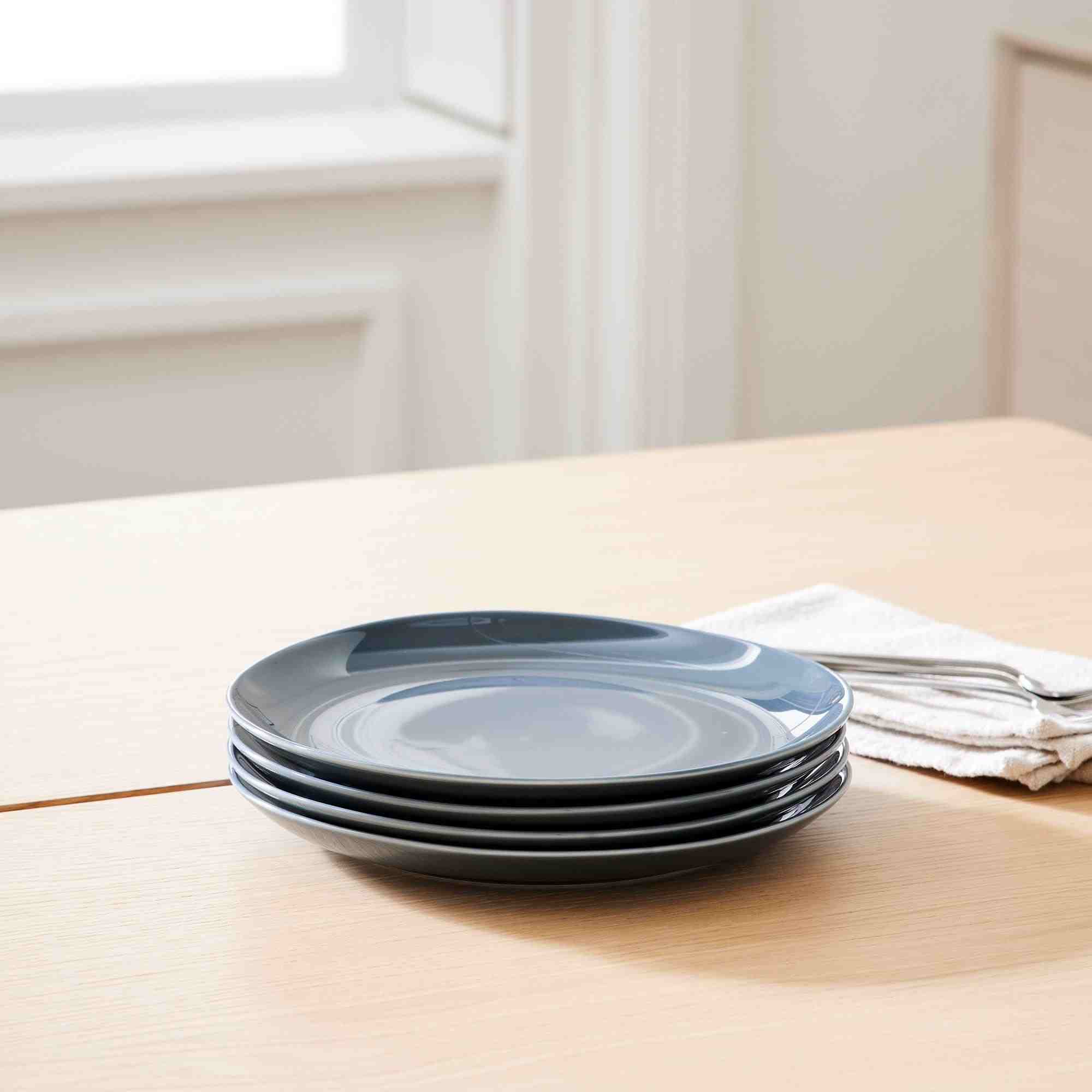 Organic Shaped Porcelain Salad Plate - Set of 4, Koala