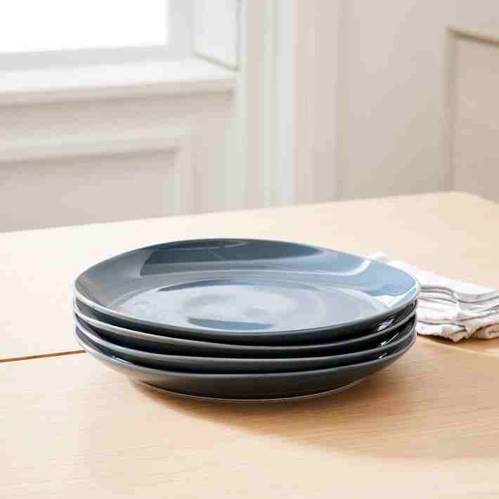 Organic Shaped Porcelain Dinner Plate - Set of 4, Koala