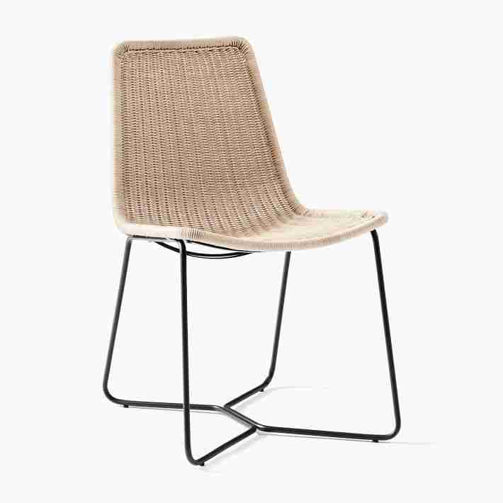 Outdoor Slope Collection, Natural, Dining Chair
