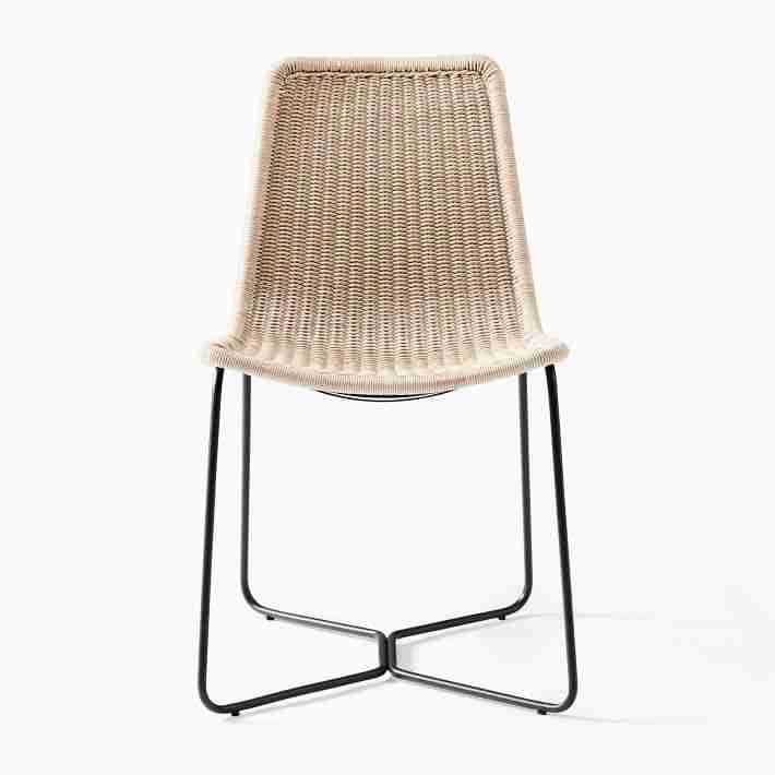 Outdoor Slope Collection, Natural, Dining Chair