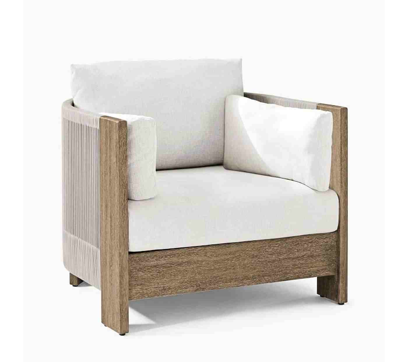 Porto Lounge Chair, Driftwood