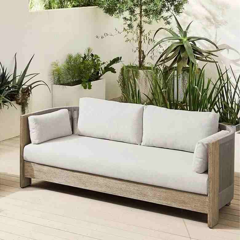 Porto Sofa, Driftwood, 76"