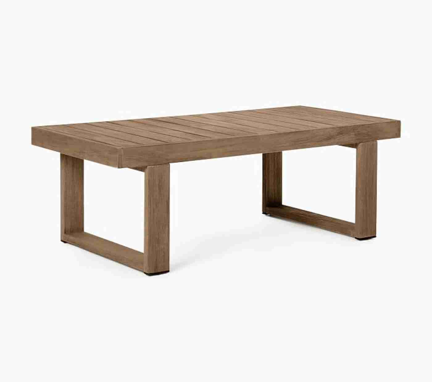 Portside Outdoor Coffee Table , Driftwood