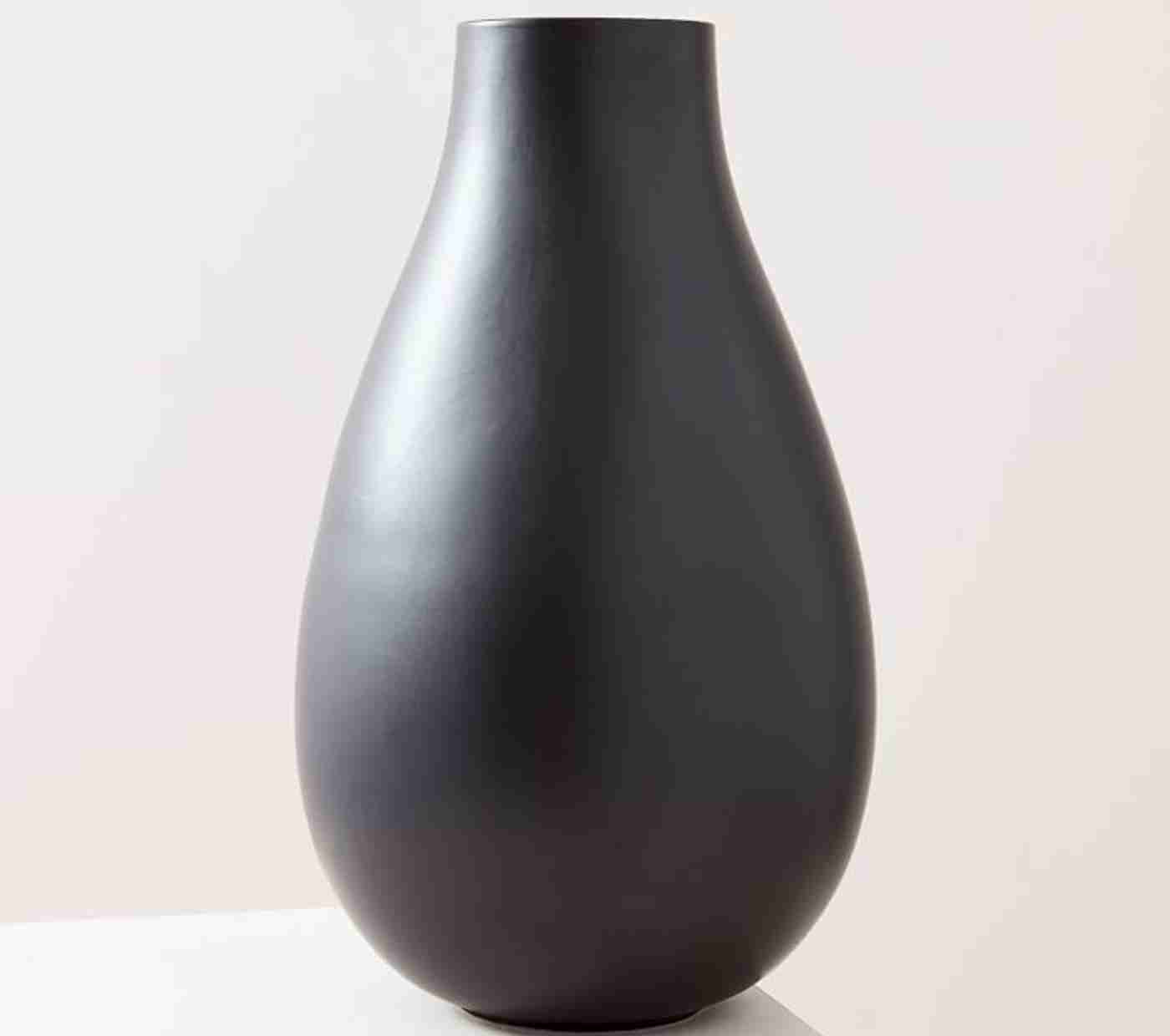 Pure Raindrop Large Ceramic Vase