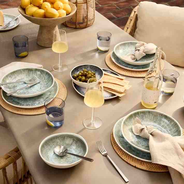 Reactive Melamine Dinnerwear ,Set of 4